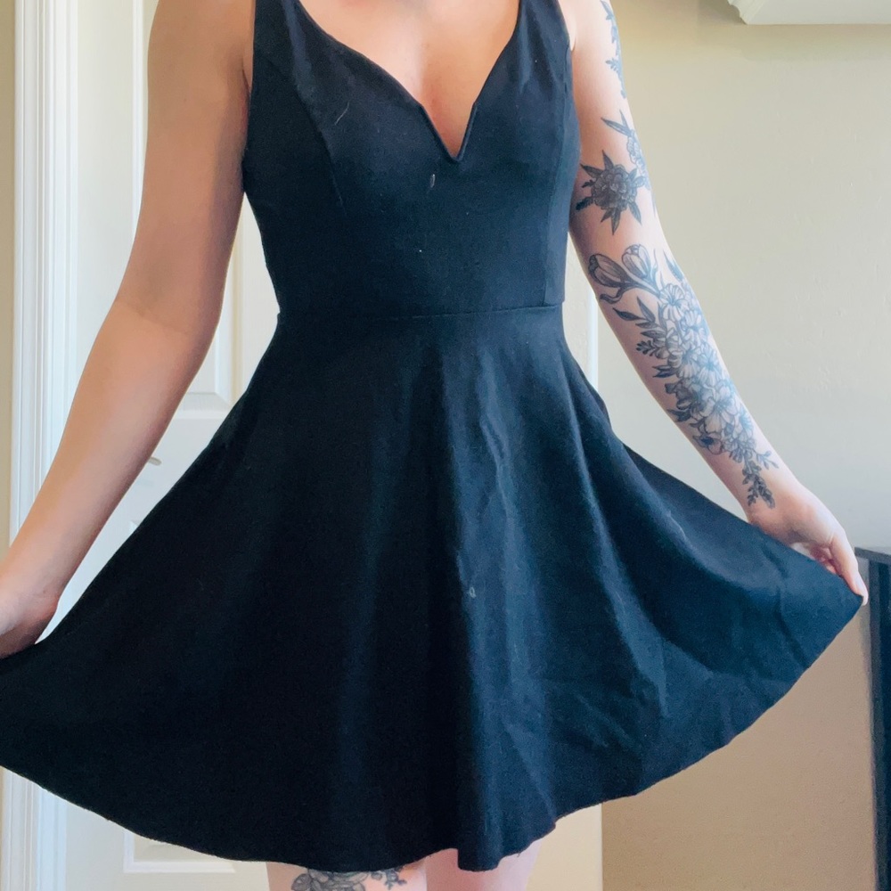 Little Black Skater Dress